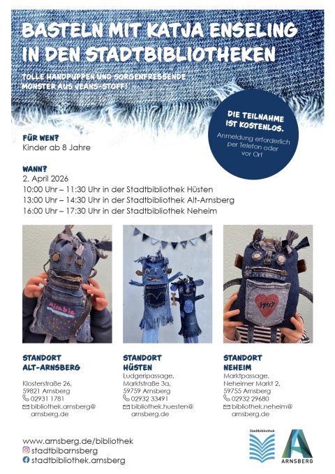 Plakat Bastelworkshops | © HONIGKUKUK // Katja Enseling